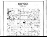 Red Cedar Township, Rusk, Haystown, Carrollton - Above, Dunn County 1888